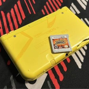 USED Japanese New Nintendo 3DS XL LL Pokemon Pikachu only console RED-001